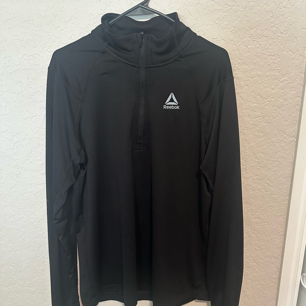 Reebok Black Long Sleeve Halfzip